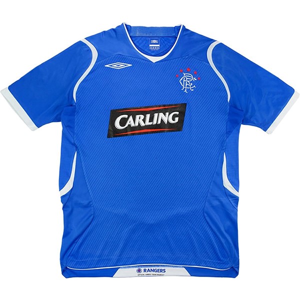 Tailandia Camiseta Rangers Primera equipo Retro 2008 2009 Azul